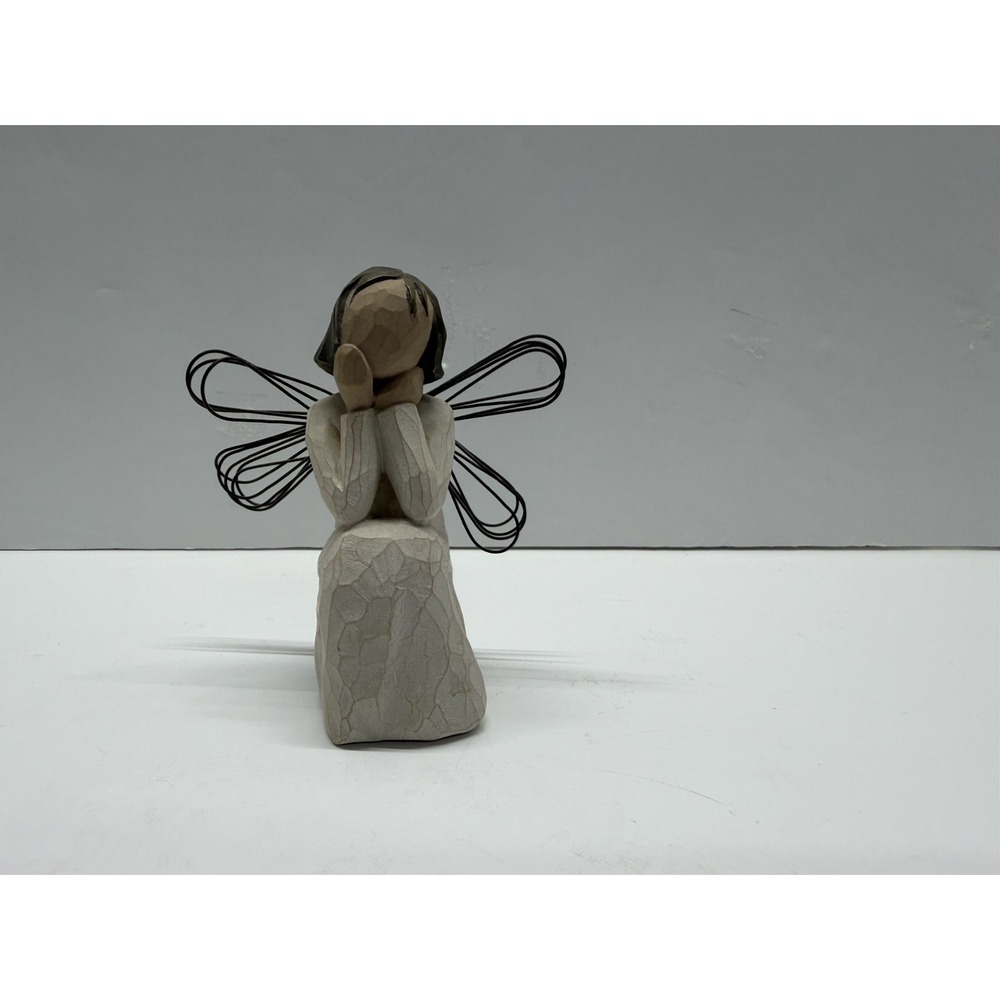 Willow Tree Angel Of Caring Figurine Demdaco 2001 Susan Lordi Beige Resin 4in